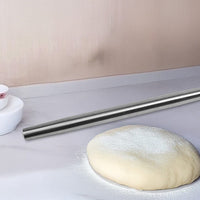 Professional Rolling Pin for Baking Premium 304 Stainless Steel Kitchen Rod Home & Garden Kings Warehouse 