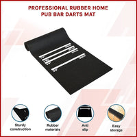 Professional Rubber Home Pub Bar Darts Mat Gift & Novelty Kings Warehouse 