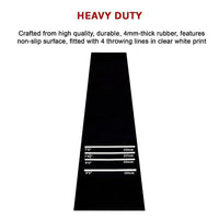 Professional Rubber Home Pub Bar Darts Mat Gift & Novelty Kings Warehouse 