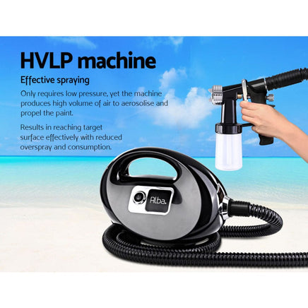 Professional Spray Tan Machine Sunless Tanning Gun Kit HVLP System Black Health & Beauty Kings Warehouse 