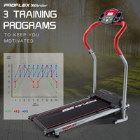 PROFLEX Electric Mini Walking Treadmill Compact Exercise Equipment Fitness Machine Kings Warehouse 