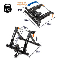 PROFLEX Indoor Bicycle Trainer - Bike Cycling Stationary Magnetic Stand Training Sports & Fitness Kings Warehouse 