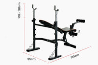 PROFLEX Weight Bench Workout Gym Press Adjustable Home Lifting Fitness Incline Sports & Fitness Kings Warehouse 