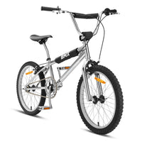 Progear Bikes Classic BMX Bike 20" in Metallic Chrome Sports & Fitness Kings Warehouse 