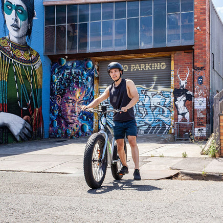 Progear Bikes E-Blast Fat Tyre E-Bike 26*18" in Slate Sports & Fitness Kings Warehouse 