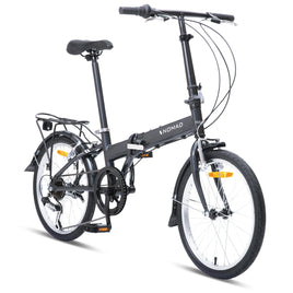 Progear Bikes Nomad Folding Bike 20" in Grey Sports & Fitness Kings Warehouse 