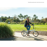 Progear Bikes Nomad Folding Bike 20" in Pearl White Sports & Fitness Kings Warehouse 