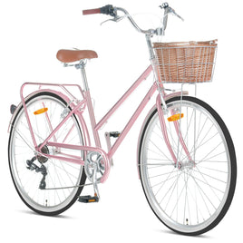 Progear Bikes Pomona Retro/Vintage Ladies Bike 700c*15" in Rose Gold Sports & Fitness Kings Warehouse 