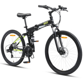 Progear Bikes ROVER Folding MTB 26" in Black Sports & Fitness Kings Warehouse 