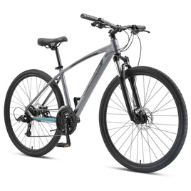 Progear Bikes Sierra Adventure/Hybrid Bike 700c*15" in Graphite Sports & Fitness Kings Warehouse 