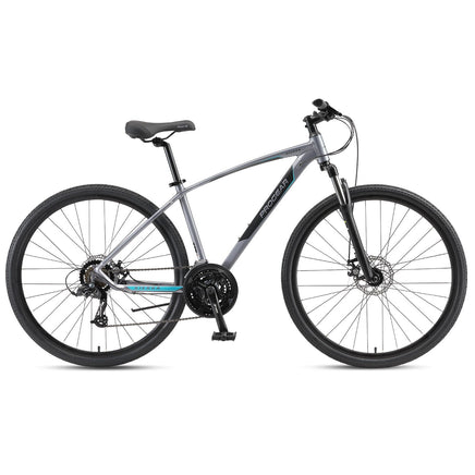 Progear Bikes Sierra Adventure/Hybrid Bike 700c*15" in Graphite Sports & Fitness Kings Warehouse 