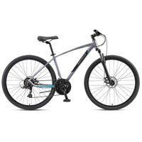 Progear Bikes Sierra Adventure/Hybrid Bike 700c*19" in Graphite Sports & Fitness Kings Warehouse 
