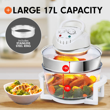 Pronti 17l Digital Turbo Convection Oven Electric Cooker Air Fryer 1400w Cook Appliances Kings Warehouse 