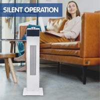 Pronti Electric Tower Heater PTC Ceramic 2000W White Kings Warehouse 