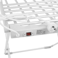 Pronti Heated Towel Clothes Rack Dryer Warmer Rack Airer Heat Line Hanger Laundry Kings Warehouse 