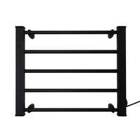 Pronti Heated Towel Rack Electric Bathroom Towel Rails Warmer Ev-90 -black Kings Warehouse 