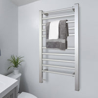 Pronti Heated Towel Rack With Timer Wall-mounted Freestanding Electric 160 Watts Kings Warehouse 