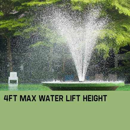 Protege 25W Solar Powered Fountain Submersible Water Pump with Battery Pond Kit Garden Home & Garden Kings Warehouse 