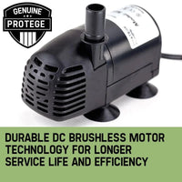 Protege 25W Solar Powered Fountain Submersible Water Pump with Battery Pond Kit Garden Home & Garden Kings Warehouse 