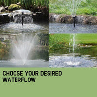 Protege 25W Solar Powered Fountain Submersible Water Pump with Battery Pond Kit Garden Home & Garden Kings Warehouse 