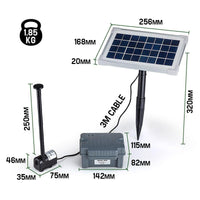 Protege 25W Solar Powered Fountain Submersible Water Pump with Battery Pond Kit Garden Home & Garden Kings Warehouse 