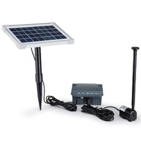 Protege 25W Solar Powered Fountain Submersible Water Pump with Battery Pond Kit Garden Home & Garden Kings Warehouse 