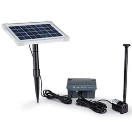 Protege 25W Solar Powered Fountain Submersible Water Pump with Battery Pond Kit Garden Home & Garden Kings Warehouse 