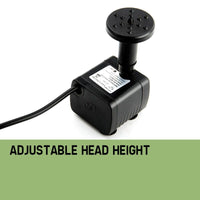 PROTEGE 5W Solar Powered Fountain Submersible Water Pump Panel Kit Garden Pond Home & Garden Kings Warehouse 