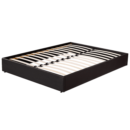 PU Leather Double Bed Ensemble Frame Furniture Kings Warehouse 