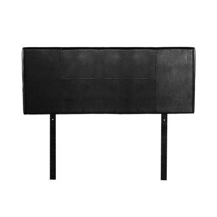 PU Leather Double Bed Headboard Bedhead - Black Furniture Kings Warehouse 