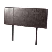PU Leather Double Bed Headboard Bedhead - Brown Furniture Kings Warehouse 