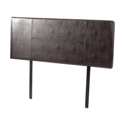 PU Leather Double Bed Headboard Bedhead - Brown Furniture Kings Warehouse 