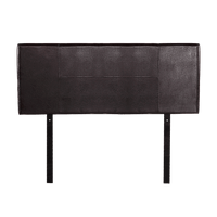 PU Leather Double Bed Headboard Bedhead - Brown Furniture Kings Warehouse 