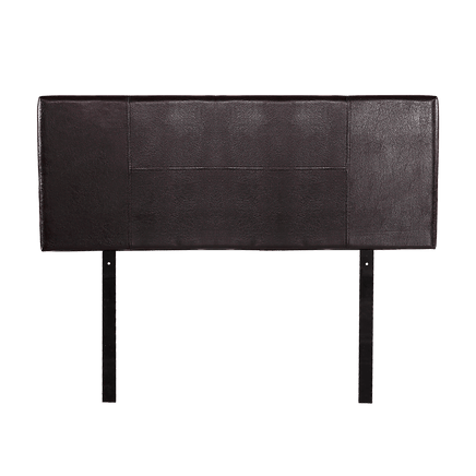 PU Leather Double Bed Headboard Bedhead - Brown Furniture Kings Warehouse 