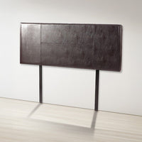 PU Leather Double Bed Headboard Bedhead - Brown Furniture Kings Warehouse 