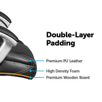 PU Leather Executive Office Chair – Ergonomic Swivel Computer Desk Chair in Black Furniture Kings Warehouse 