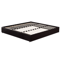 PU Leather King Bed Ensemble Frame Furniture Kings Warehouse 