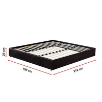 PU Leather King Bed Ensemble Frame Furniture Kings Warehouse 