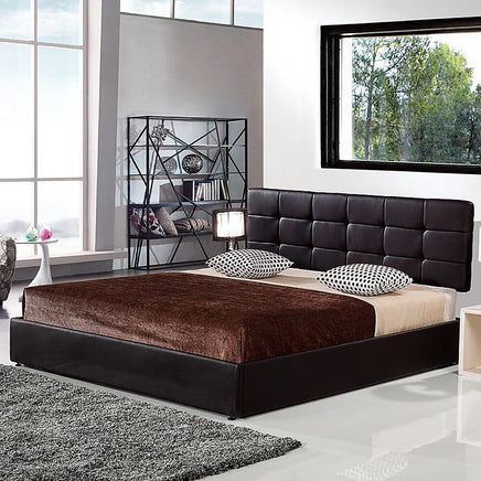 PU Leather King Bed Ensemble Frame Furniture Kings Warehouse 
