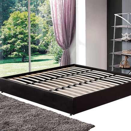 PU Leather King Bed Ensemble Frame Furniture Kings Warehouse 