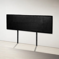 PU Leather King Bed Headboard Bedhead - Black Furniture Kings Warehouse 