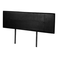 PU Leather King Bed Headboard Bedhead - Black Furniture Kings Warehouse 