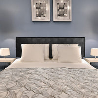 PU Leather King Bed Headboard Bedhead - Black Furniture Kings Warehouse 