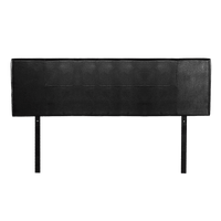 PU Leather King Bed Headboard Bedhead - Black Furniture Kings Warehouse 