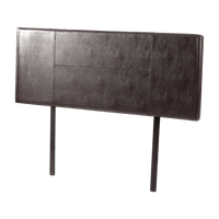 PU Leather Queen Bed Headboard Bedhead - Brown Furniture Kings Warehouse 