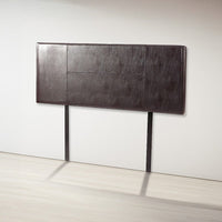 PU Leather Queen Bed Headboard Bedhead - Brown Furniture Kings Warehouse 