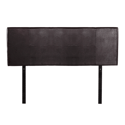 PU Leather Queen Bed Headboard Bedhead - Brown Furniture Kings Warehouse 