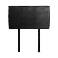 PU Leather Single Bed Headboard Bedhead - Black Furniture Kings Warehouse 