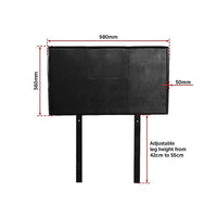 PU Leather Single Bed Headboard Bedhead - Black Furniture Kings Warehouse 