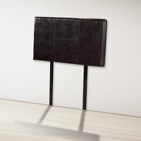 PU Leather Single Bed Headboard Bedhead - Brown Furniture Kings Warehouse 
